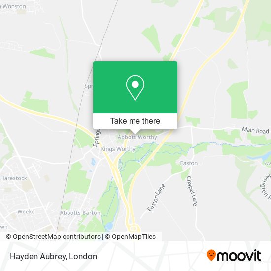 Hayden Aubrey map