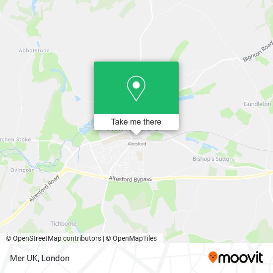 Mer UK map