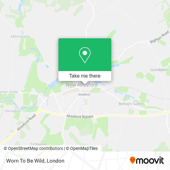 Worn To Be Wild map