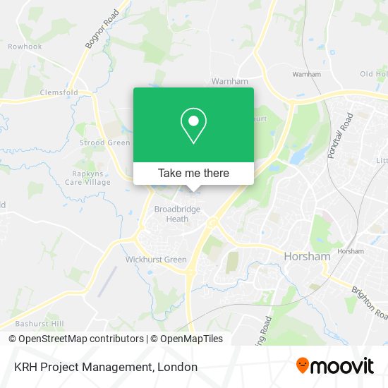 KRH Project Management map