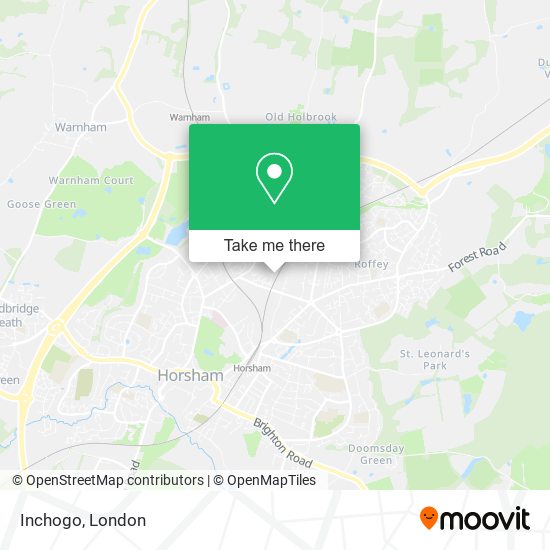 Inchogo map