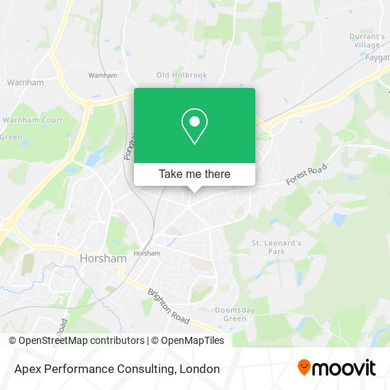 Apex Performance Consulting map