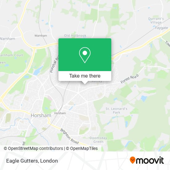 Eagle Gutters map