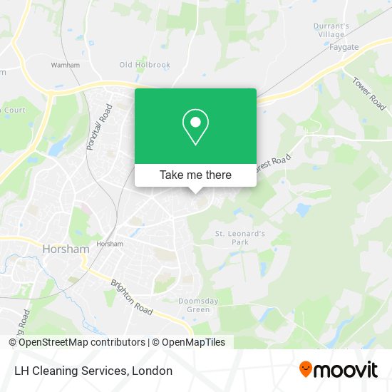 LH Cleaning Services map