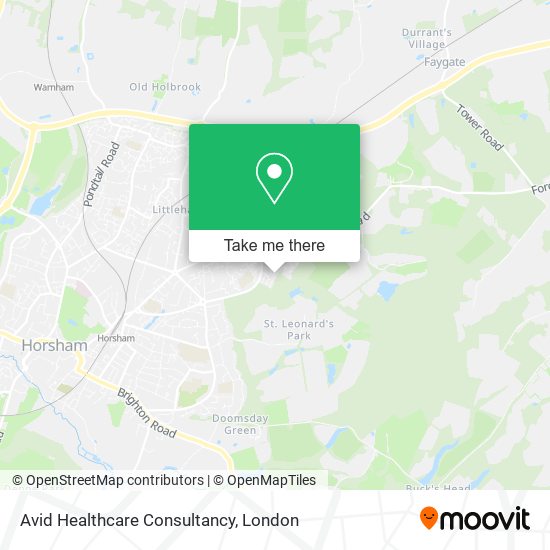 Avid Healthcare Consultancy map