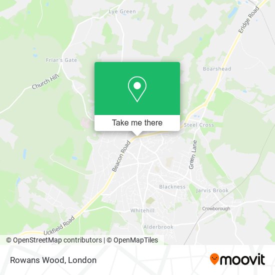 Rowans Wood map