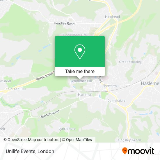 Unilife Events map