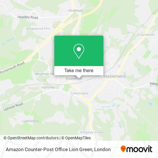 Amazon Counter-Post Office Lion Green map