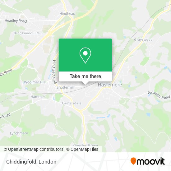 Chiddingfold map