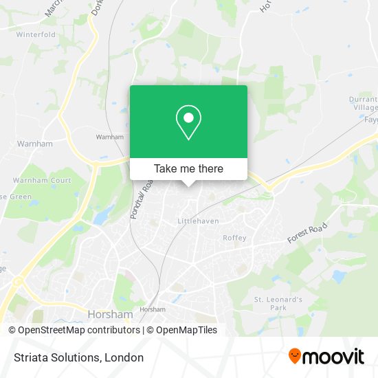 Striata Solutions map