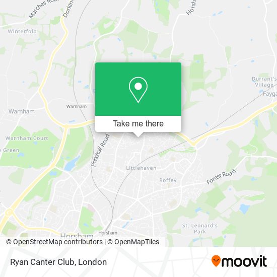 Ryan Canter Club map