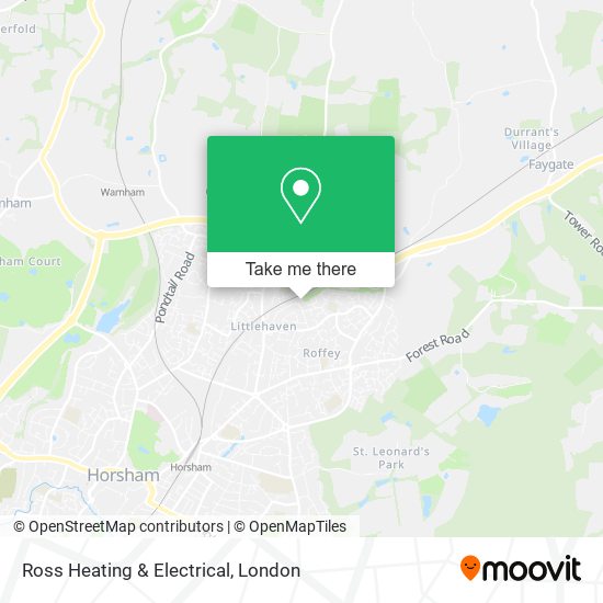 Ross Heating & Electrical map