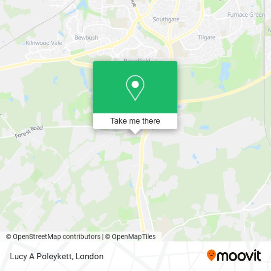 Lucy A Poleykett map
