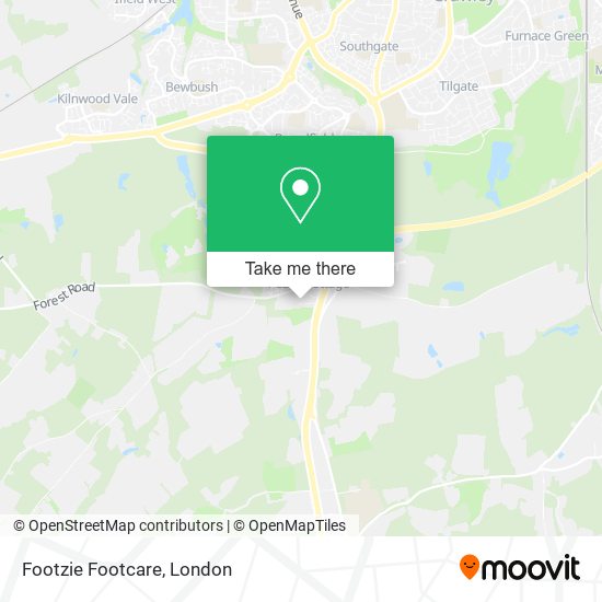 Footzie Footcare map