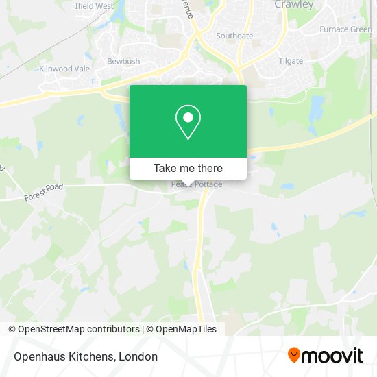 Openhaus Kitchens map