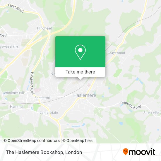 The Haslemere Bookshop map