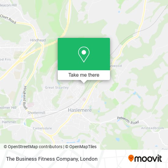 The Business Fitness Company map