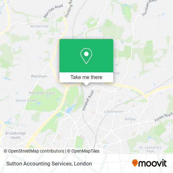 Sutton Accounting Services map