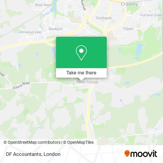 DF Accountants map