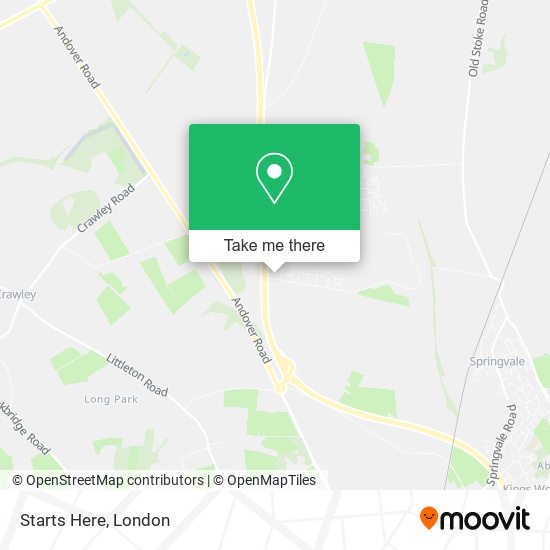 Starts Here map