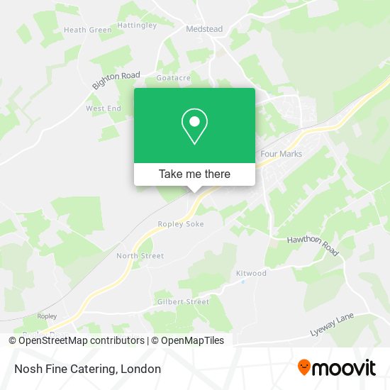 Nosh Fine Catering map