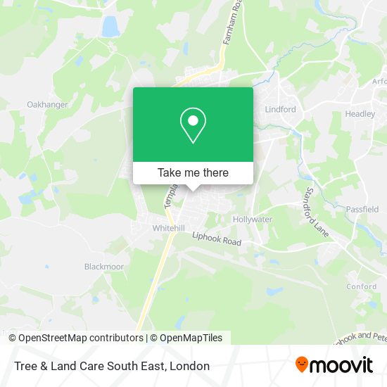 Tree & Land Care South East map