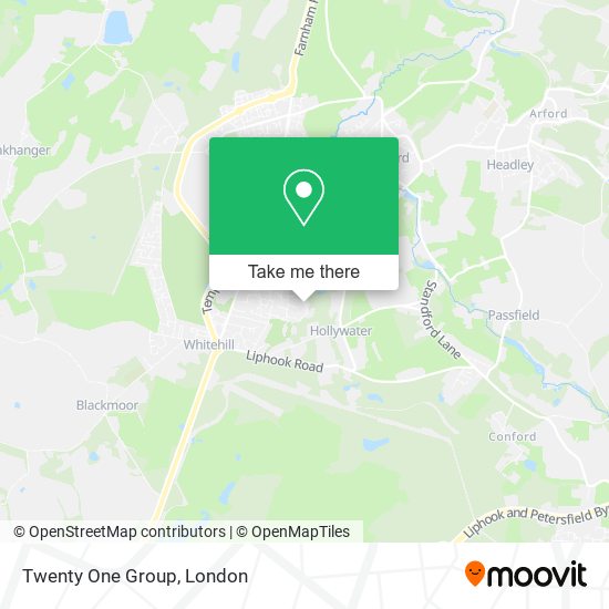 Twenty One Group map