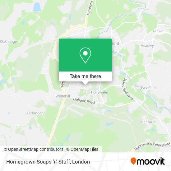 Homegrown Soaps 'n' Stuff map