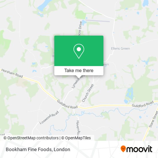 Bookham Fine Foods map