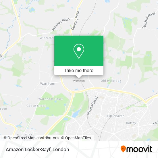Amazon Locker-Sayf map