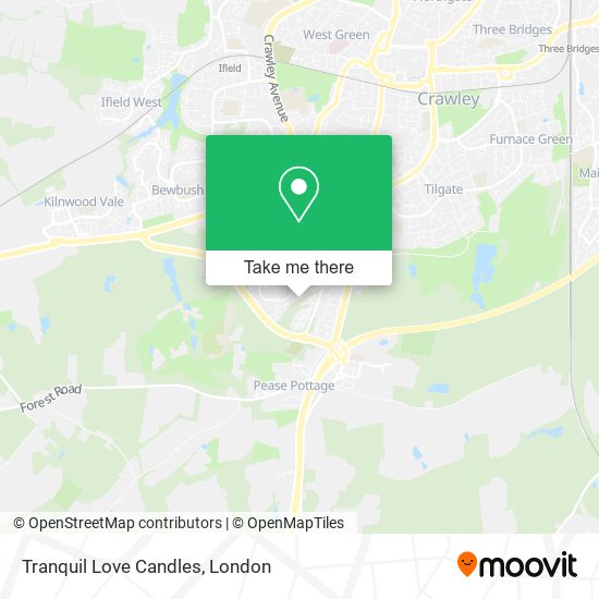 Tranquil Love Candles map