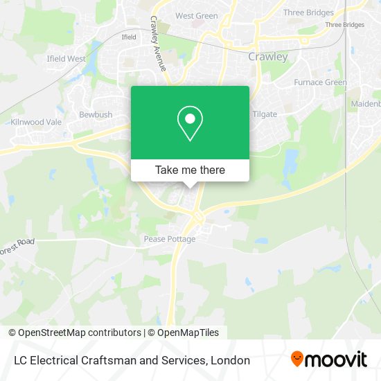 LC Electrical Craftsman and Services map