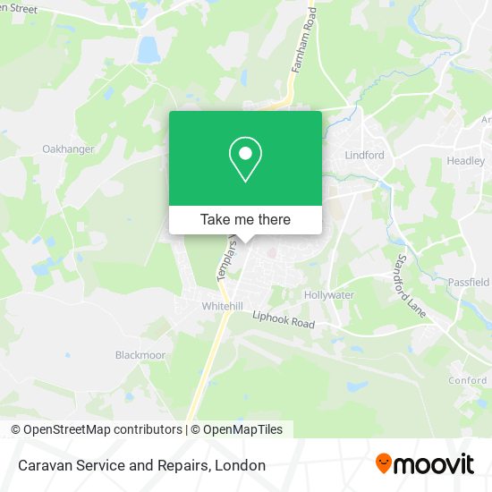 Caravan Service and Repairs map