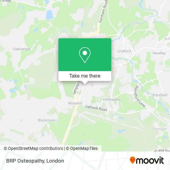 BRP Osteopathy map