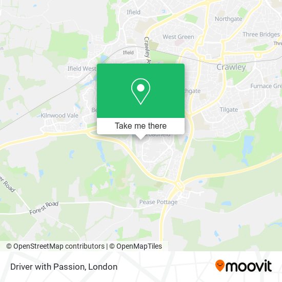 Driver with Passion map