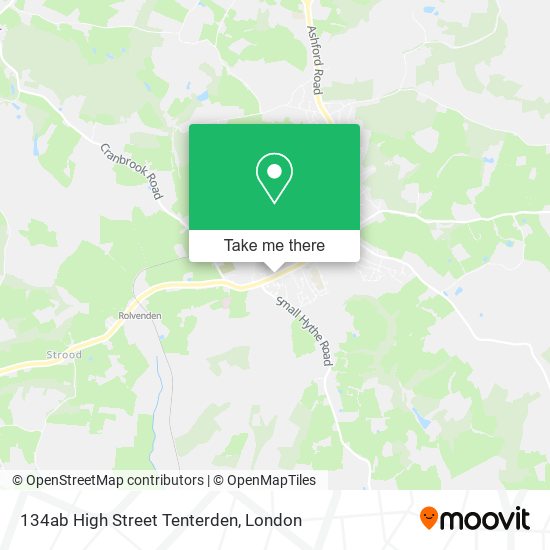 134ab High Street Tenterden map