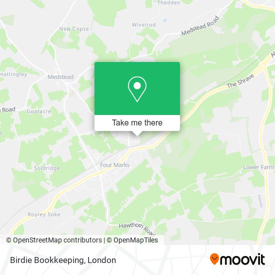 Birdie Bookkeeping map
