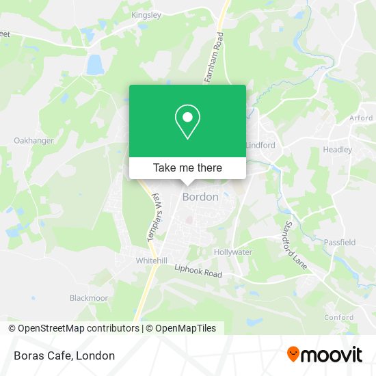 Boras Cafe map