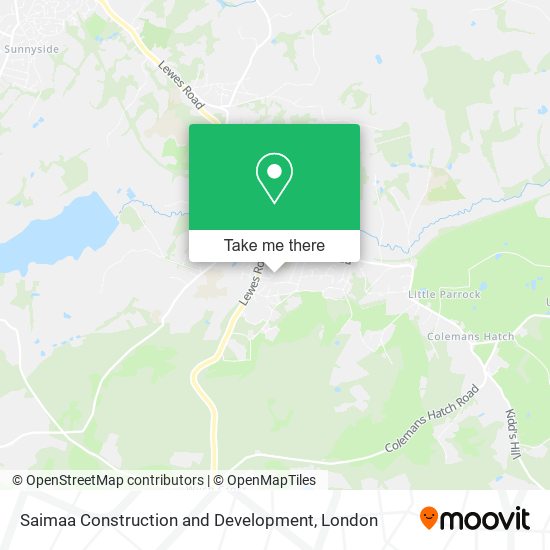 Saimaa Construction and Development map