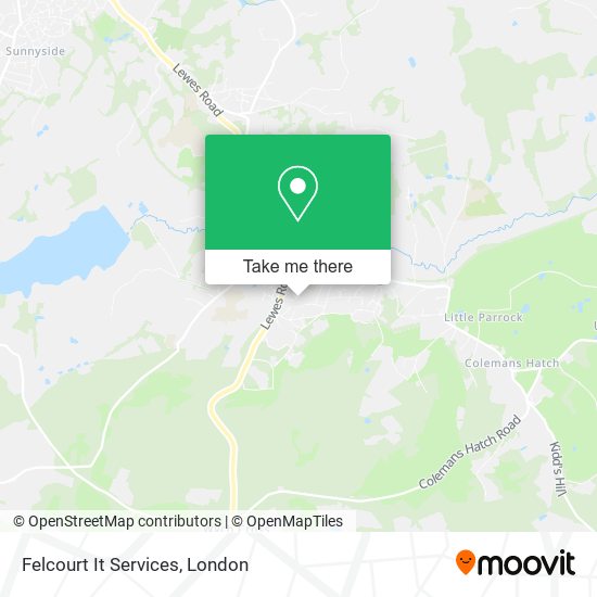 Felcourt It Services map