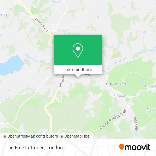 The Free Lotteries map