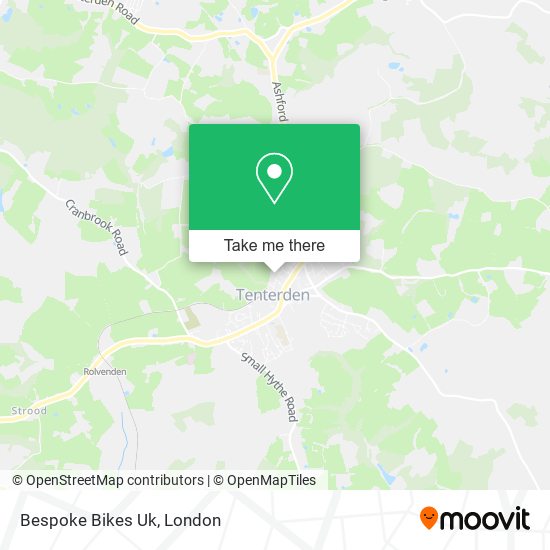 Bespoke Bikes Uk map