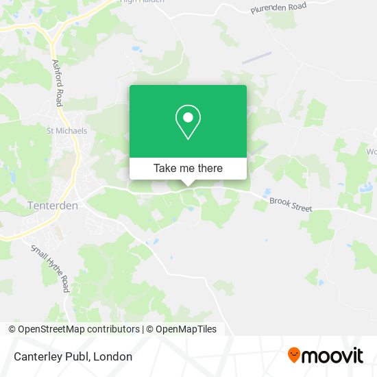 Canterley Publ map