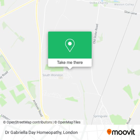Dr Gabriella Day Homeopathy map