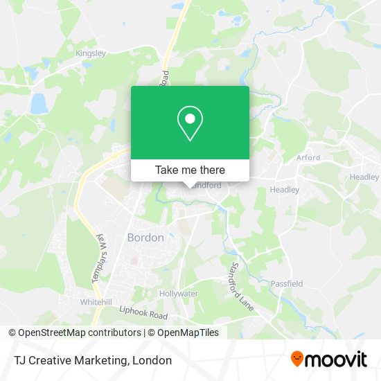 TJ Creative Marketing map