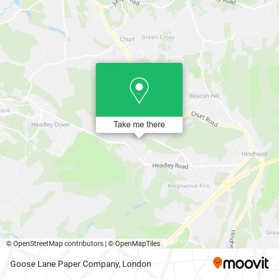 Goose Lane Paper Company map