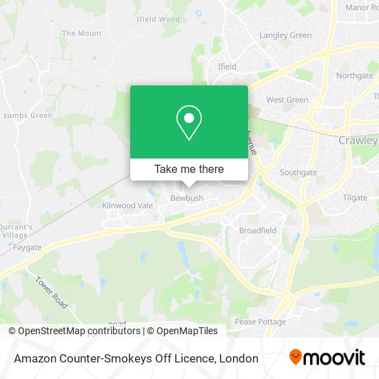 Amazon Counter-Smokeys Off Licence map
