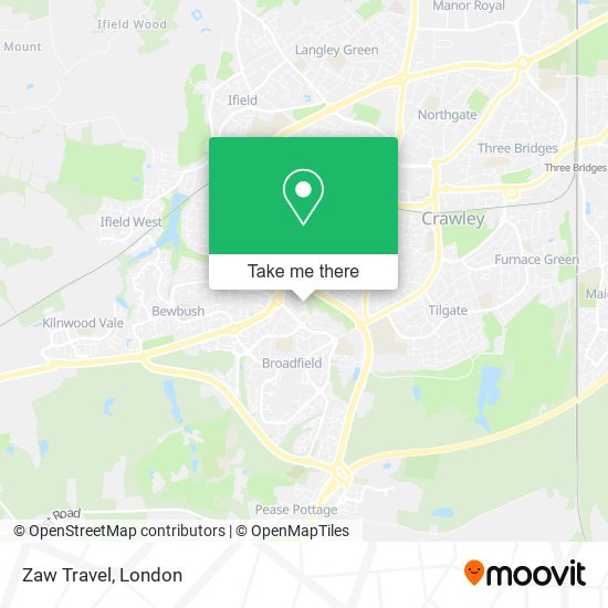 Zaw Travel map