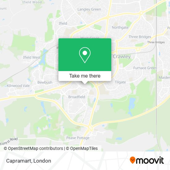 Capramart map