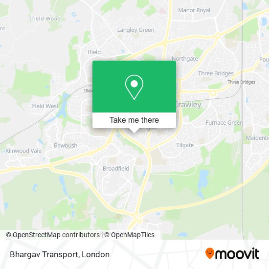 Bhargav Transport map